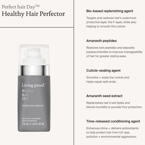 Living Proof Perfect hair Day Healthy Hair Perfector 4oz BRAND NEW/SEALED - Picture 6 of 9